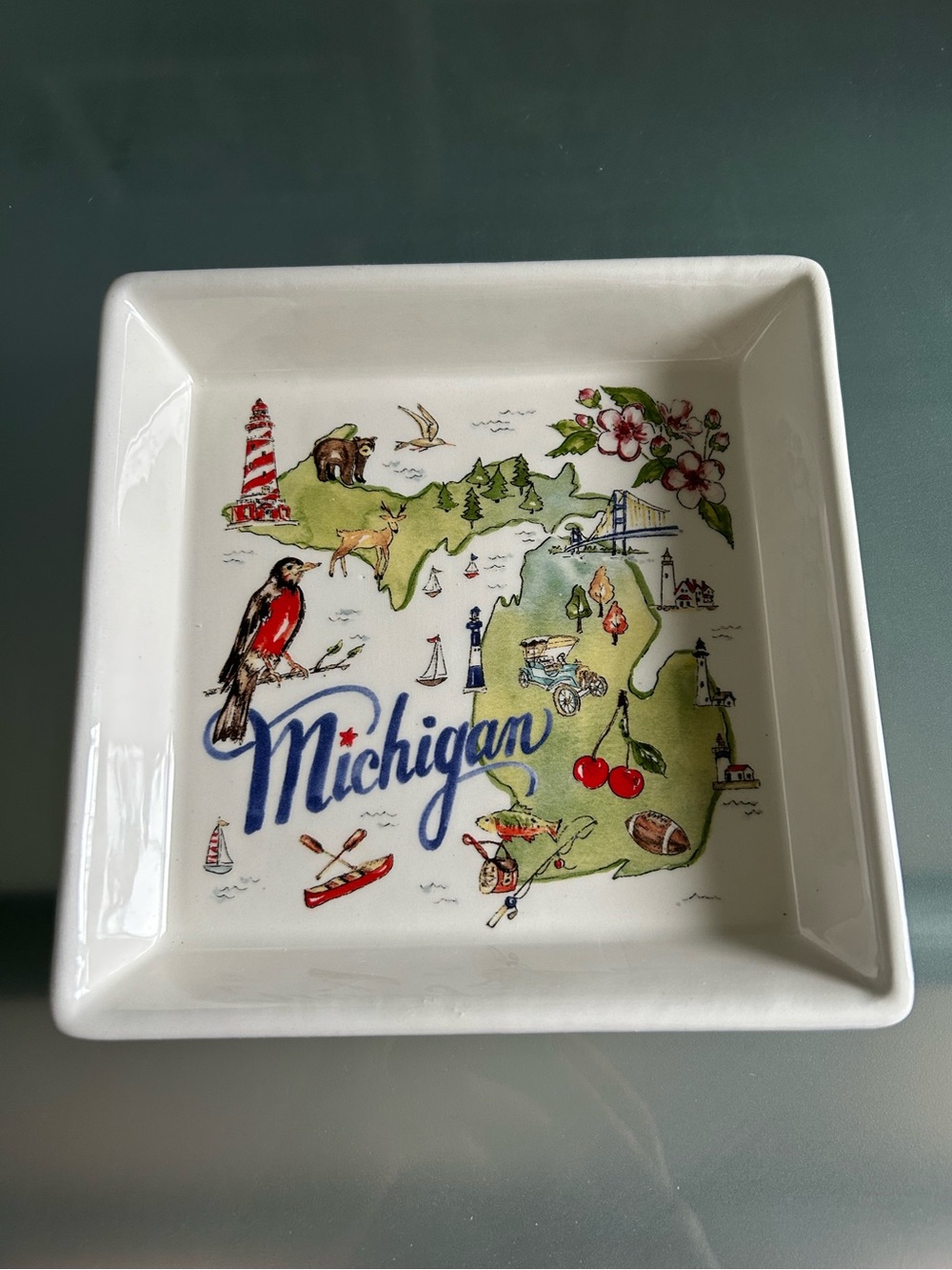 GUC Boston International Michigan Dish Plate Tray